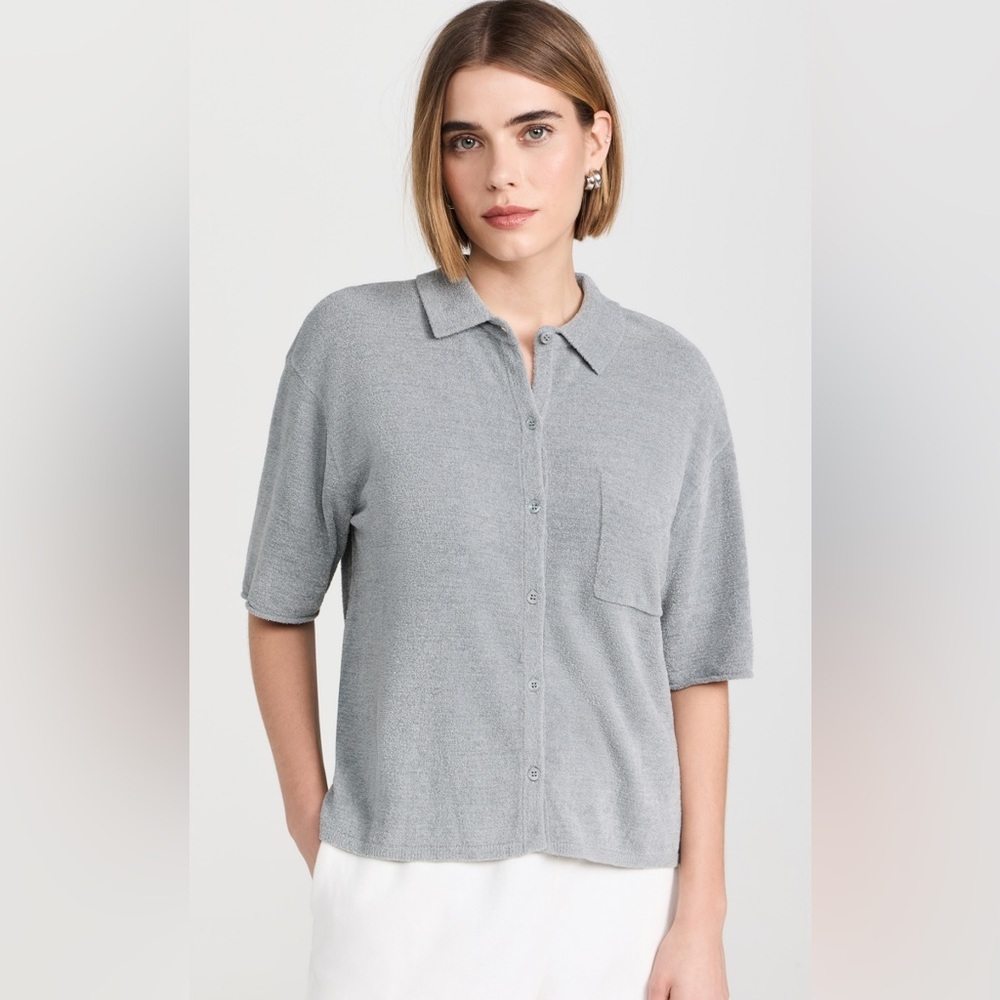 Barefoot Dreams Top Gray NEW